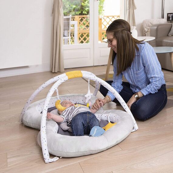 Salteluta de activitati 2 in 1 Badabulle Nest Moonlight - poza 6 - ExclusivMAG.ro