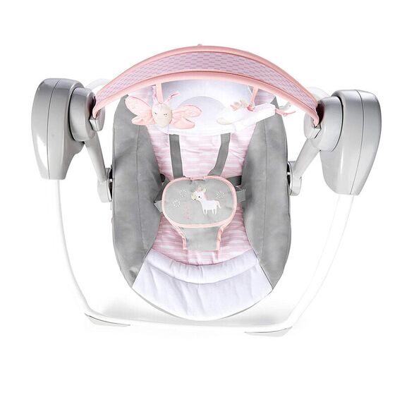 Leagan portabil Ingenuity Comfort 2 Go Flora the Unicorn - poza 5 - ExclusivMAG.ro