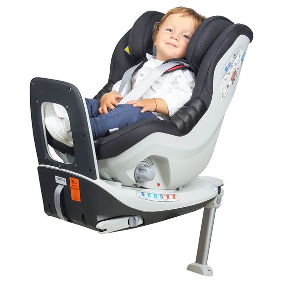 Scaun auto Rear Facing rotativ Tiago 0-18 kg negru Kidscare, Culoare: Negru, Grupa: 0-18kg (0 luni - 4 ani) - poza 8 - ExclusivMAG.ro