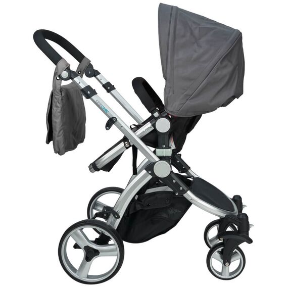 Carucior 2 in 1 Kidscare Veneto gri, Culoare: Gri - poza 7 - ExclusivMAG.ro
