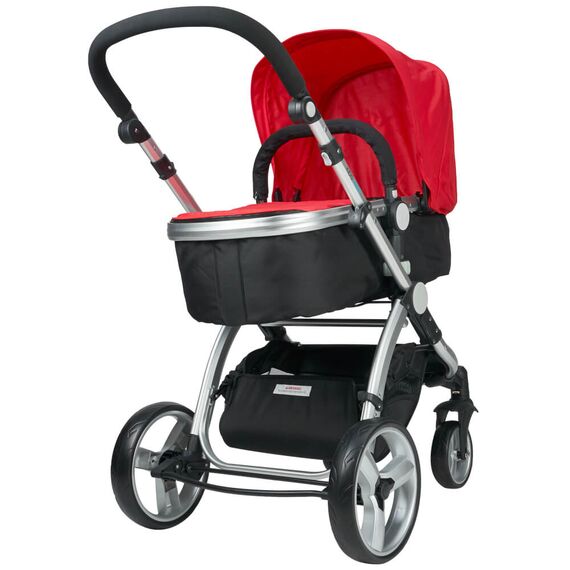 Carucior 2 in 1 Kidscare Veneto rosu, Culoare: Rosu - poza 3 - ExclusivMAG.ro