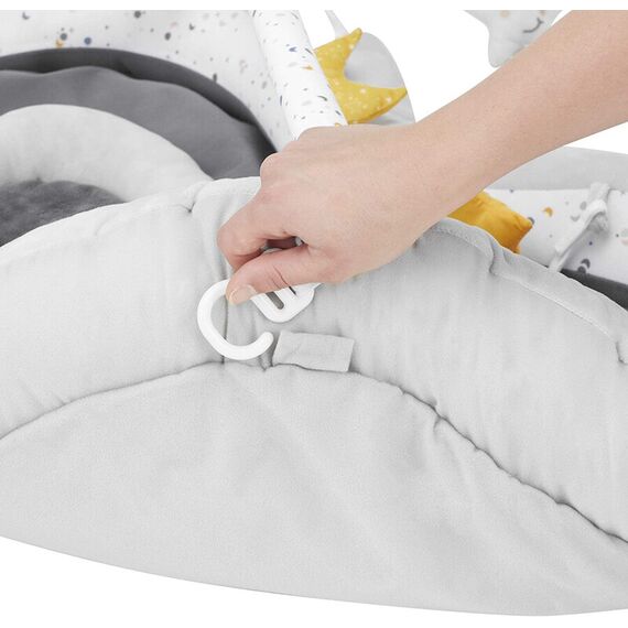 Salteluta de activitati 2 in 1 Badabulle Nest Moonlight - poza 3 - ExclusivMAG.ro