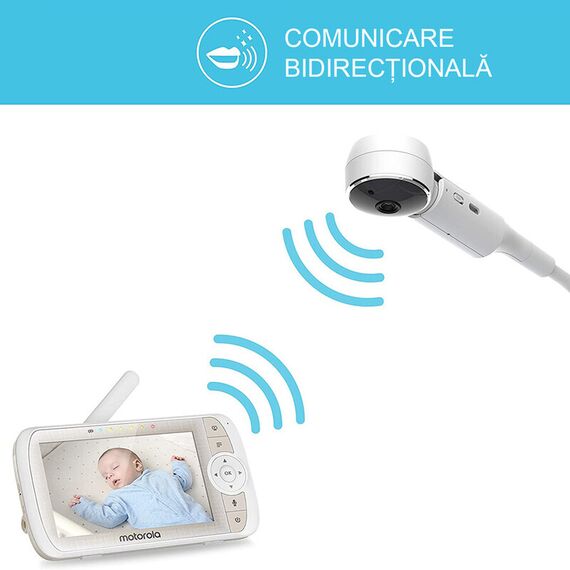 Video Monitor Motorola Halo + Wi-Fi MBP950 - poza 7 - ExclusivMAG.ro