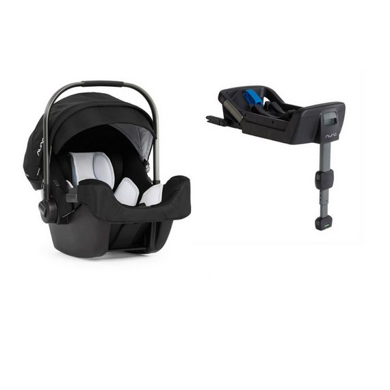 Set scoica auto I-size Nuna Pipa Icon Caviar + Baza Isofix I-size pentru Pipa Icon  - ExclusivMAG.ro