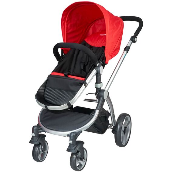 Carucior 2 in 1 Kidscare Veneto rosu, Culoare: Rosu - poza 5 - ExclusivMAG.ro