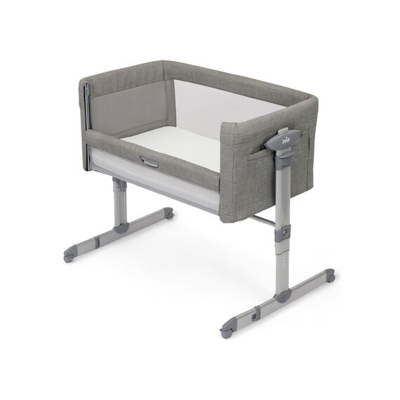 Patut Pliant 2 in 1 Joie Roomie Glide Foggy Gray, Culoare: Gri - poza 5 - ExclusivMAG.ro
