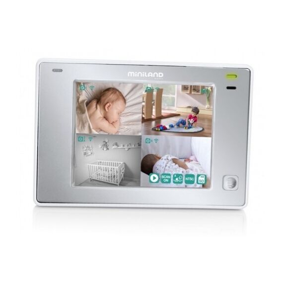 Interfon video monitorizare copii 3.5” Touch Miniland Baby - poza 8 - ExclusivMAG.ro