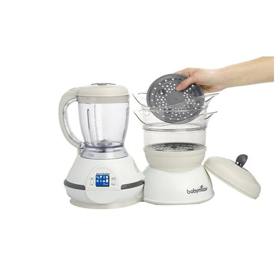 Robot Multifunctional Nutribaby Crem Babymoov, Culoare: Crem - poza 3 - ExclusivMAG.ro