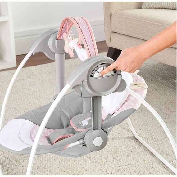 Leagan portabil Ingenuity Comfort 2 Go Flora the Unicorn - poza 6 - ExclusivMAG.ro
