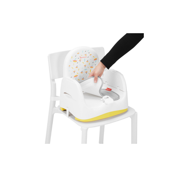 Booster pliabil Badabulle Home & Go, Sun, Culoare: Galben - poza 2 - ExclusivMAG.ro