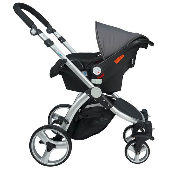 Carucior 3 in 1 Kidscare Veneto gri, Culoare: Gri - poza 7 - ExclusivMAG.ro