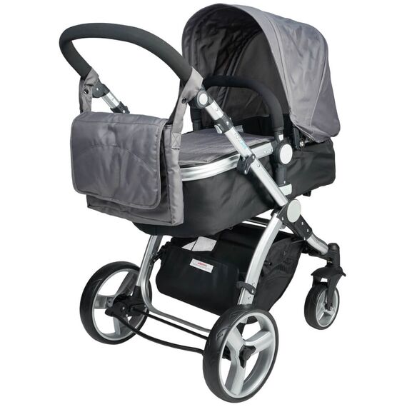 Carucior 2 in 1 Kidscare Veneto gri, Culoare: Gri - poza 4 - ExclusivMAG.ro