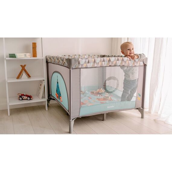 Tarc de joaca Lionelo Sofie, Classy Beige, Culoare: Crem - poza 5 - ExclusivMAG.ro