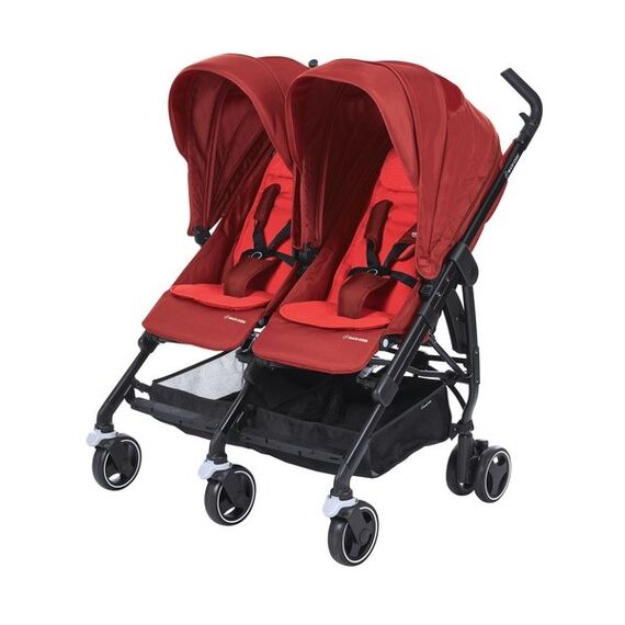 Carucior Dana For 2 Maxi Cosi Vivid Red, Culoare: Visiniu  - ExclusivMAG.ro