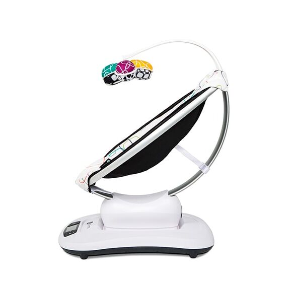 Fotoliu Balansoar Bebelusi 4MOMS MamaRoo 4.0 Plush Silver, Culoare: Gri deschis - poza 5 - ExclusivMAG.ro