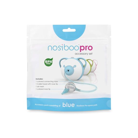 Set accesorii aspirator nazal electric Nosiboo Pro albastru, Culoare: Albastru - poza 3 - ExclusivMAG.ro