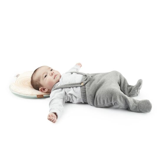 Perna Babymoov Lovenest Original din bumbac organic impotriva plagiocefaliei Natural Care, Culoare: Crem - poza 8 - ExclusivMAG.ro