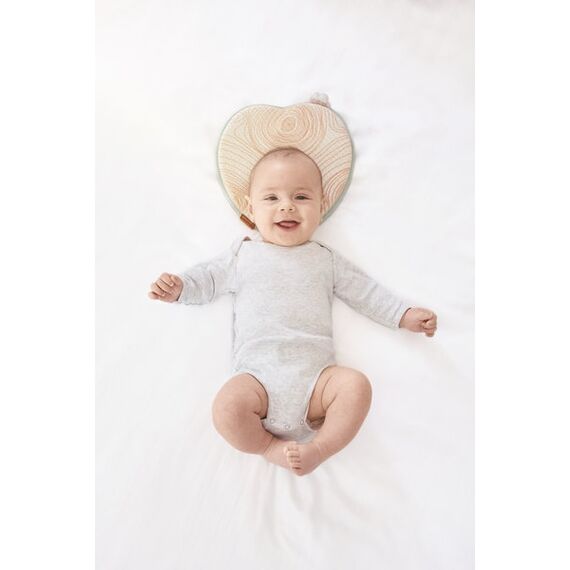 Perna Babymoov Lovenest Original din bumbac organic impotriva plagiocefaliei Natural Care, Culoare: Crem - poza 2 - ExclusivMAG.ro