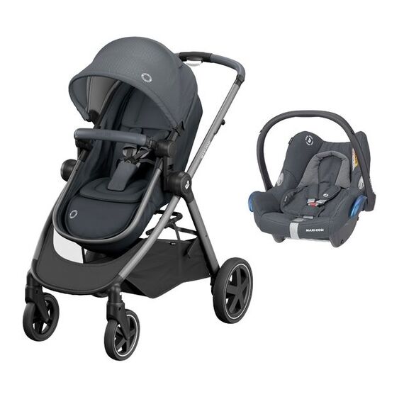 Carucior 3in1 Zelia Maxi-Cosi Essential Graphite, Culoare: Gri  - ExclusivMAG.ro