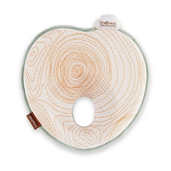 Perna Babymoov Lovenest Original din bumbac organic impotriva plagiocefaliei Natural Care, Culoare: Crem  - ExclusivMAG.ro