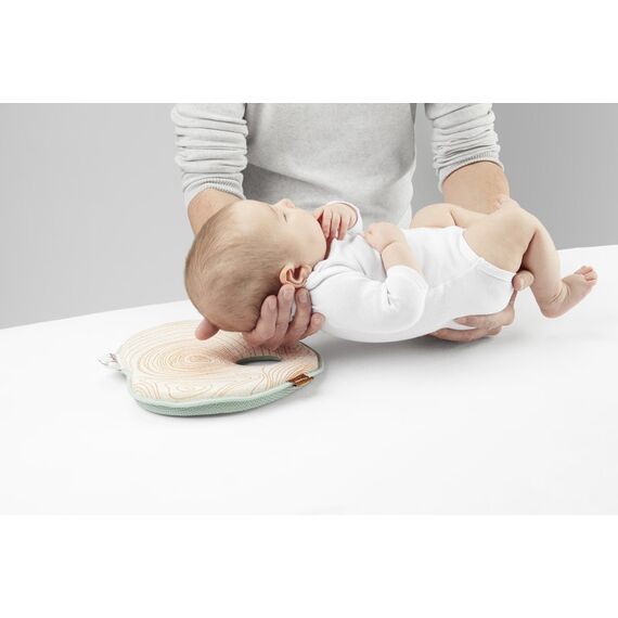Perna Babymoov Lovenest Original din bumbac organic impotriva plagiocefaliei Natural Care, Culoare: Crem - poza 9 - ExclusivMAG.ro