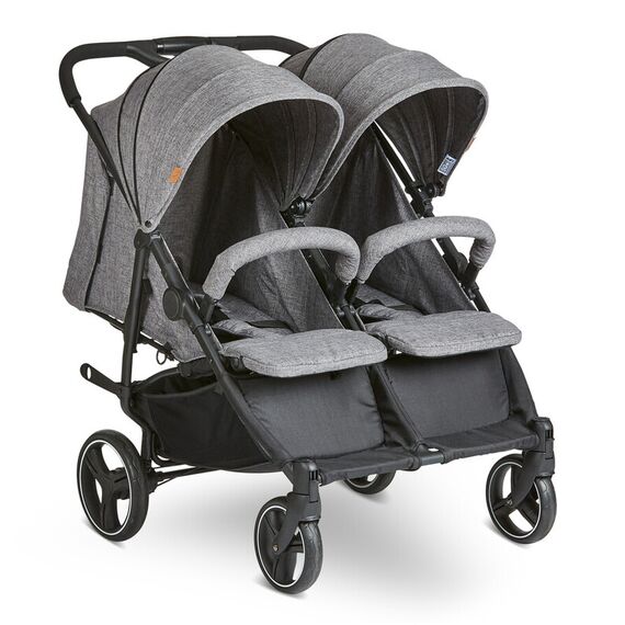 Carucior pentru gemeni Twin Woven-Grey Abc Design 2021 - poza 4 - ExclusivMAG.ro