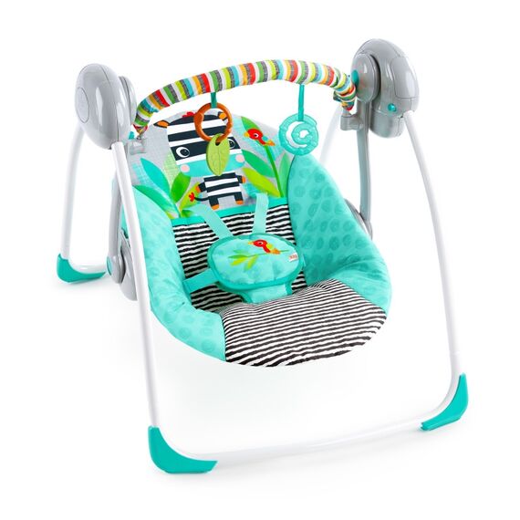 Leagan portabil Swing Zig Zag Zebra Bright Starts  - ExclusivMAG.ro
