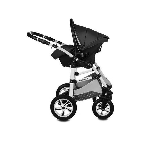 Carucior 3 in 1 Flamingo Easy Drive Beige Vessanti, Culoare: Crem - poza 5 - ExclusivMAG.ro