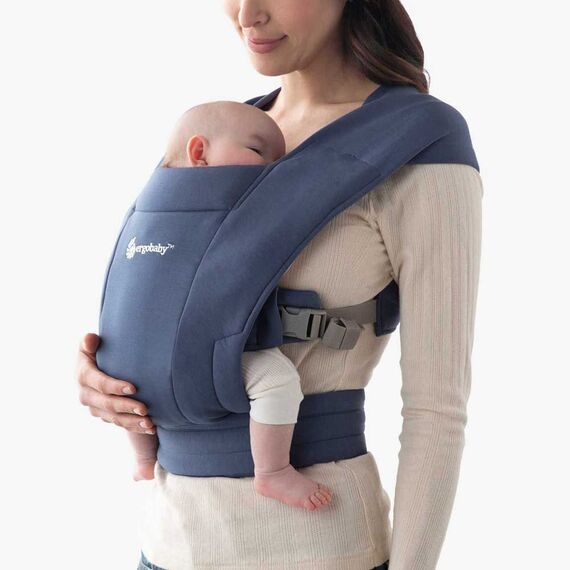 Marsupiu Ergobaby Embrace Soft Navy, Culoare: Albastru - poza 3 - ExclusivMAG.ro