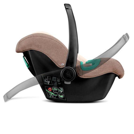 Scaun auto Tulip 0-13 kg Nature Fashion ABC Design, Culoare: Crem, Grupa: 0-13kg (0 luni - 12 luni) - poza 4 - ExclusivMAG.ro