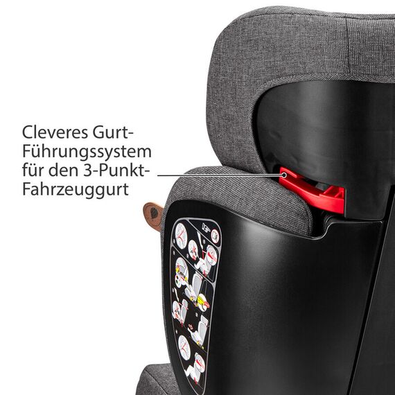 Scaun auto Mallow Asphalt 15-36 kg Abc Design, Culoare: Gri/Negru, Grupa: 15-36kg (4 ani - 12 ani) - poza 3 - ExclusivMAG.ro