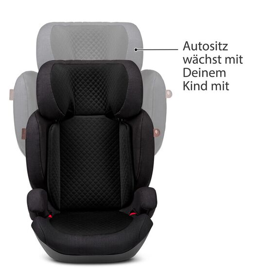 Scaun auto Mallow Black 15-36 kg Abc Design, Culoare: Negru, Grupa: 15-36kg (4 ani - 12 ani) - poza 2 - ExclusivMAG.ro