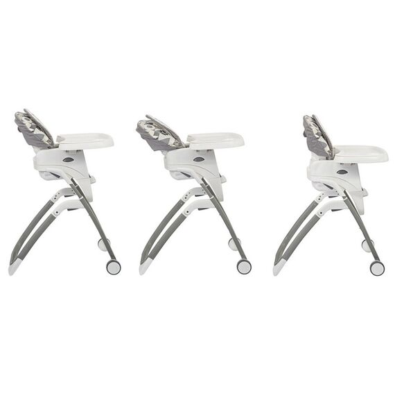 Scaun de masa Graco Duodiner DLX 6 in 1 Patchwork Grey - poza 4 - ExclusivMAG.ro