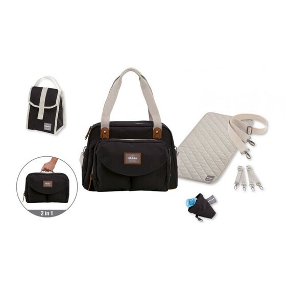 Geanta de infasat Beaba Geneva II Neagra New Color, Culoare: Negru - poza 5 - ExclusivMAG.ro