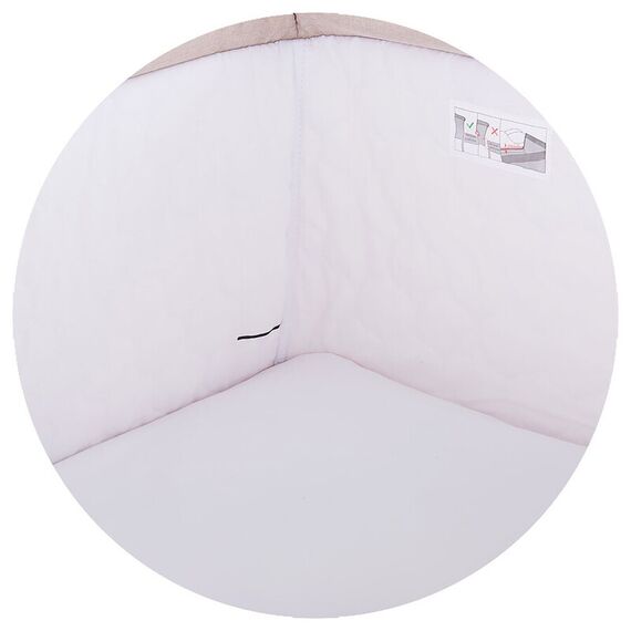 Patut Co-Sleeper Chipolino Close To Me beige stars, Culoare: Crem - poza 4 - ExclusivMAG.ro