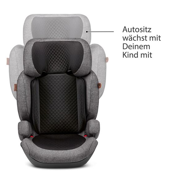 Scaun auto Mallow Asphalt 15-36 kg Abc Design, Culoare: Gri/Negru, Grupa: 15-36kg (4 ani - 12 ani) - poza 2 - ExclusivMAG.ro
