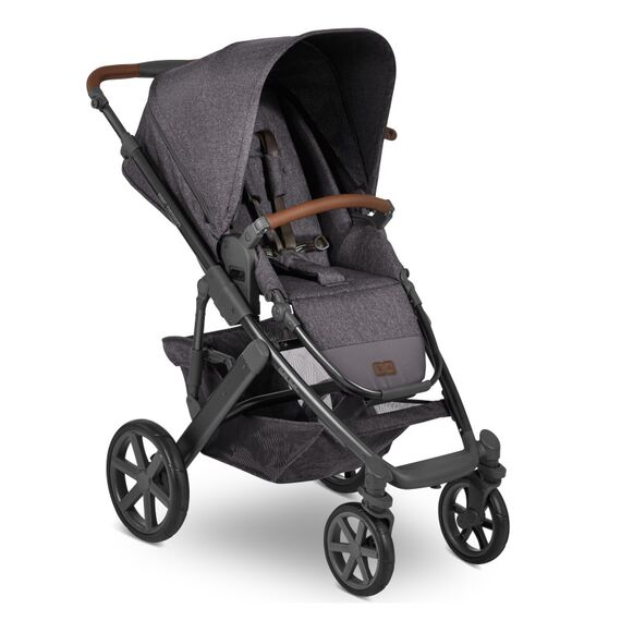 Carucior 2 in 1 Salsa 4 Street ABC Design 2021, Culoare: Gri/Negru - poza 3 - ExclusivMAG.ro