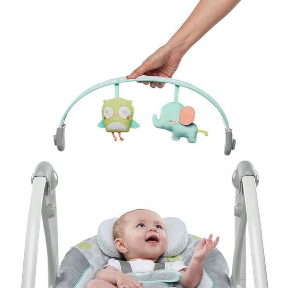 Leagan Ingenuity portabil Swing 'n Go Portable Swing™ - Hugs & Hoots™ - poza 5 - ExclusivMAG.ro