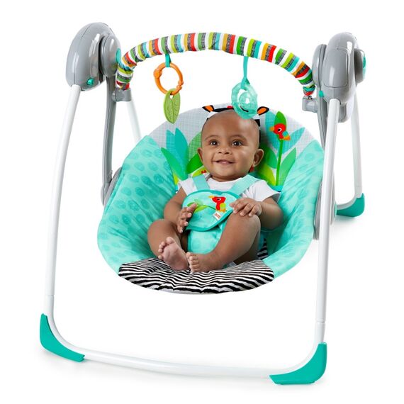 Leagan portabil Swing Zig Zag Zebra Bright Starts - poza 2 - ExclusivMAG.ro