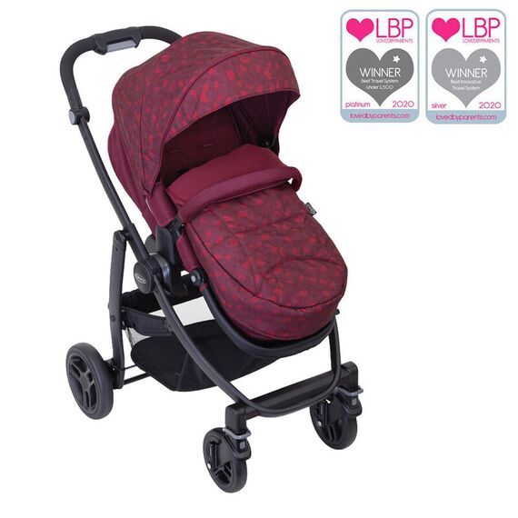 Carucior Graco Evo Red Leopard, Culoare: Rosu  - ExclusivMAG.ro