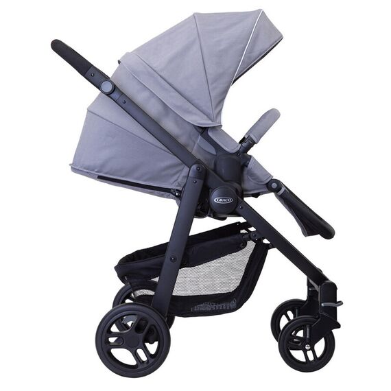 Carucior Graco Evo 3 in 1 Steeple Gray, Culoare: Gri deschis - poza 6 - ExclusivMAG.ro