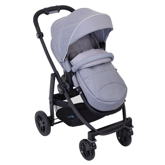 Carucior Graco Evo 3 in 1 Steeple Gray, Culoare: Gri deschis - poza 2 - ExclusivMAG.ro
