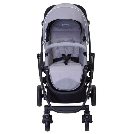Carucior Graco Evo 3 in 1 Steeple Gray, Culoare: Gri deschis - poza 3 - ExclusivMAG.ro