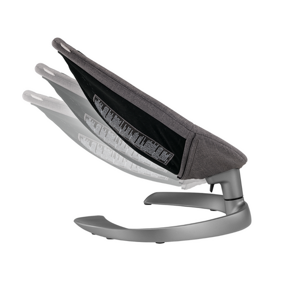 Sezlong Nuna Leaf Grow Charcoal, Culoare: Negru - poza 5 - ExclusivMAG.ro