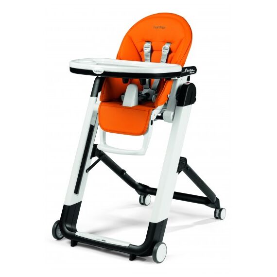 Scaun De Masa Peg Perego, Siesta 2 in 1 Follow Me Arancia, Culoare: Portocaliu  - ExclusivMAG.ro