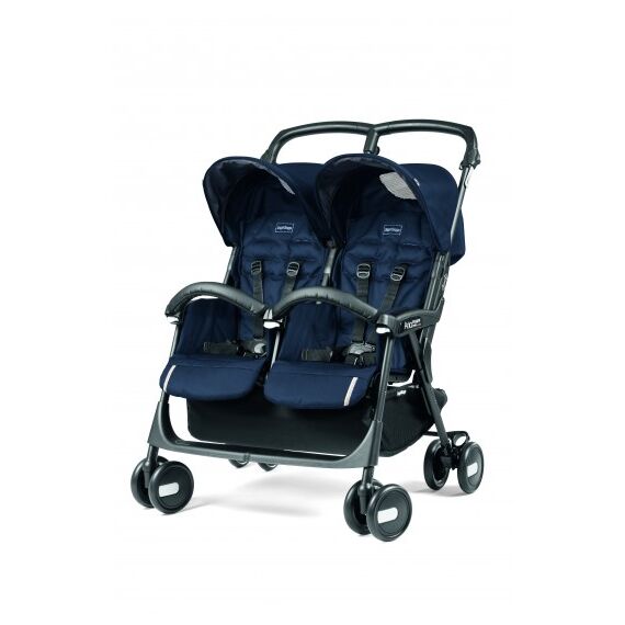 Carucior Peg Perego Aria Shopper Twin Class Navy  - ExclusivMAG.ro