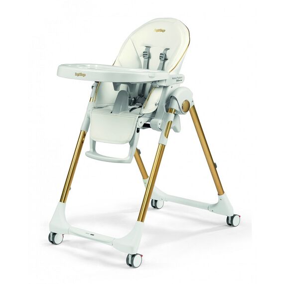 Scaun De Masa Prima Pappa Zero 3 Follow Me, Gold, Peg Perego, Culoare: Galben  - ExclusivMAG.ro