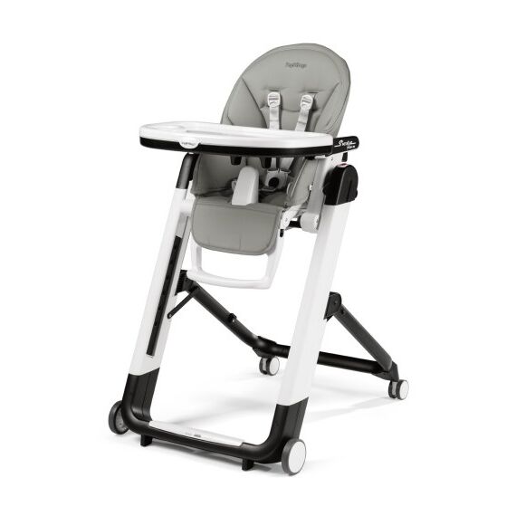 Scaun De Masa Peg Perego, Siesta 2 in 1 Follow Me Ice, Culoare: Gri deschis  - ExclusivMAG.ro