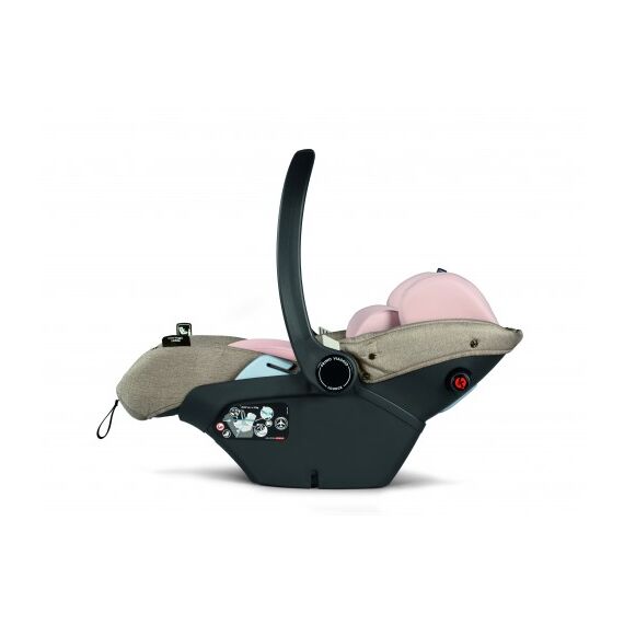 Scaun Auto Peg Perego Primo Viaggio Lounge Mon Amour, 40 - 87 cm, 0-13 kg, Culoare: Roz, Grupa: 0-13kg (0 luni - 12 luni) - poza 2 - ExclusivMAG.ro