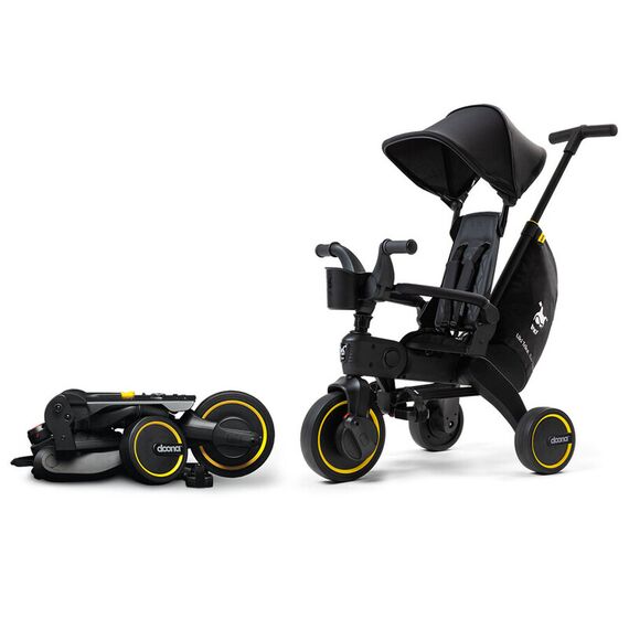Tricicleta Doona Liki Trike Midnight Editie Limitata, Culoare: Negru - poza 2 - ExclusivMAG.ro